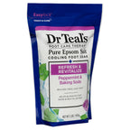 Dr Teal's therapeutic epsom salt foot bath pouch back ingredient facts