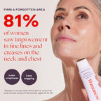 Womaness neck serum with cooling roller applicator