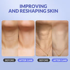 Detailed view of Crogooe neck cream packaging for crepey skin