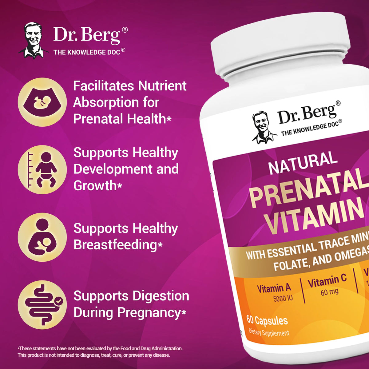 Dr. Berg pregnancy vitamin capsules packaging
