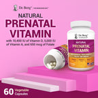 Top view of Dr. Berg prenatal vitamin bottle
