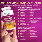 Dr. Berg prenatal vitamins with superfoods branding