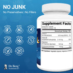 Close up view of the vegetarian capsules of Dr Berg Magnesium Glycinate