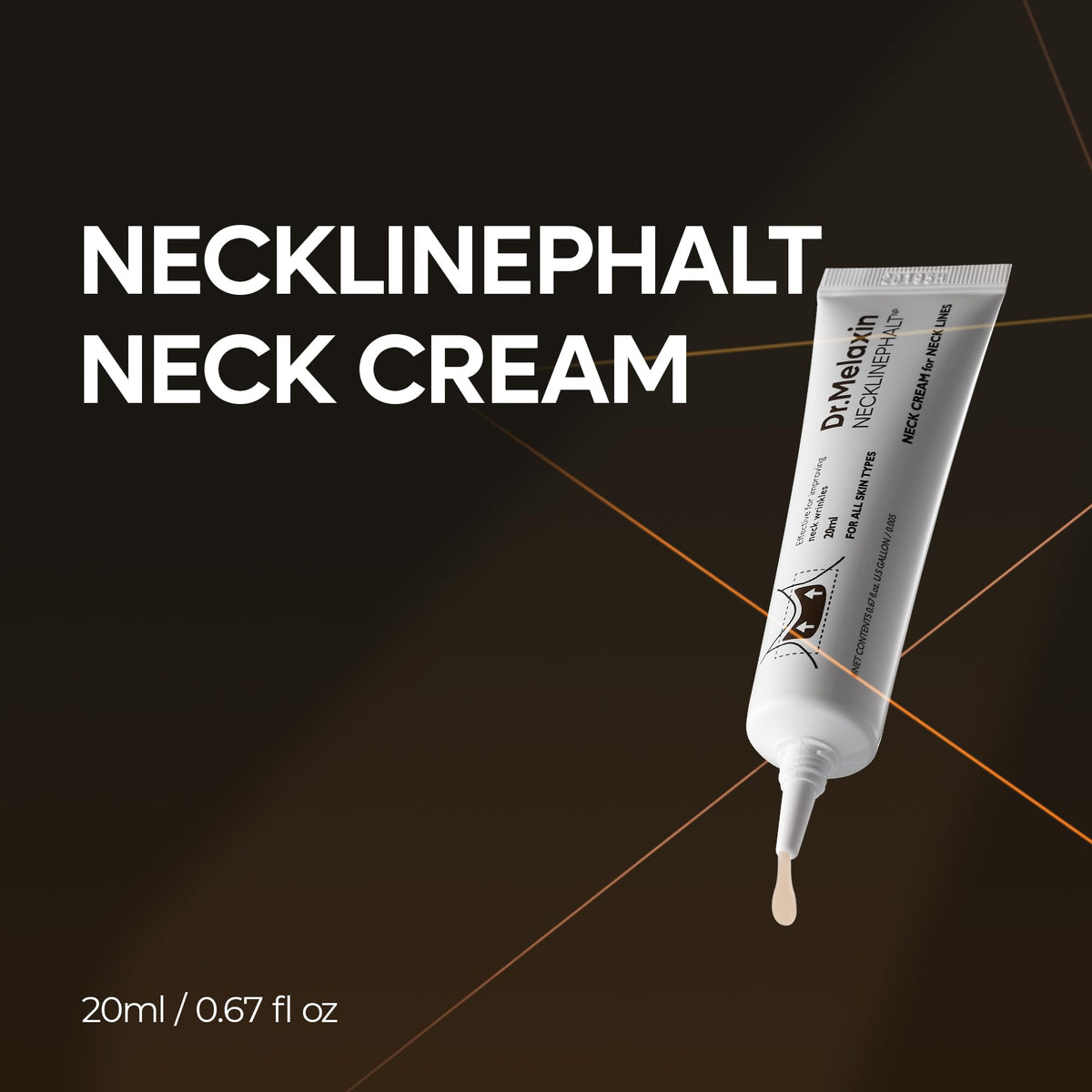 Dr Melaxin microneedle neck cream for sagging skin and deep neck wrinkles care