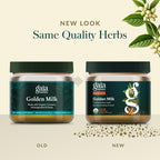 Gaia Herbs Golden Milk premium night time adaptogen supplement close up