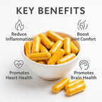 Me First Living Turmeric with BioPerine black pepper extract premium wellness supplement container displaying cGMP seal.