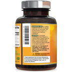 Nature's Nutrition Turmeric Curcumin veggie capsules showing clean vegan wellness formulation