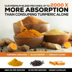 USA imported Nature's Nutrition organic turmeric dietary supplement container side view