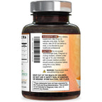 Nature's Nutrition herbal antioxidant turmeric veggie capsules packaging