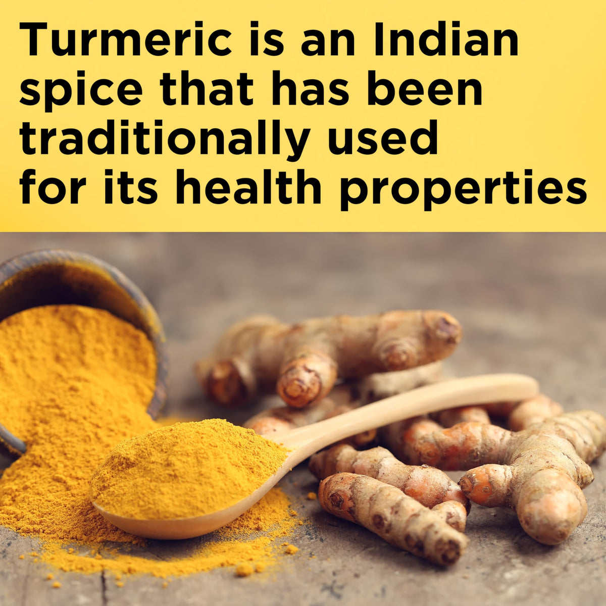 Standardized turmeric extract dietary supplement capsules container displaying USP verification seal