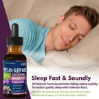 Nurbetoxa liquid melatonin free sleep tincture with dropper showing liquid consistency.