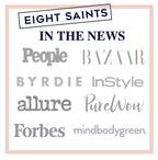 USA imported Eight Saints firm intentions packaging detailing anti aging benefits