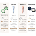 Eight Saints Light Show eye gel texture demonstration on hand