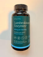Etta Vita Lumbrokinase dietary supplement container showcasing eight hundred thousand units of enzymatic activity