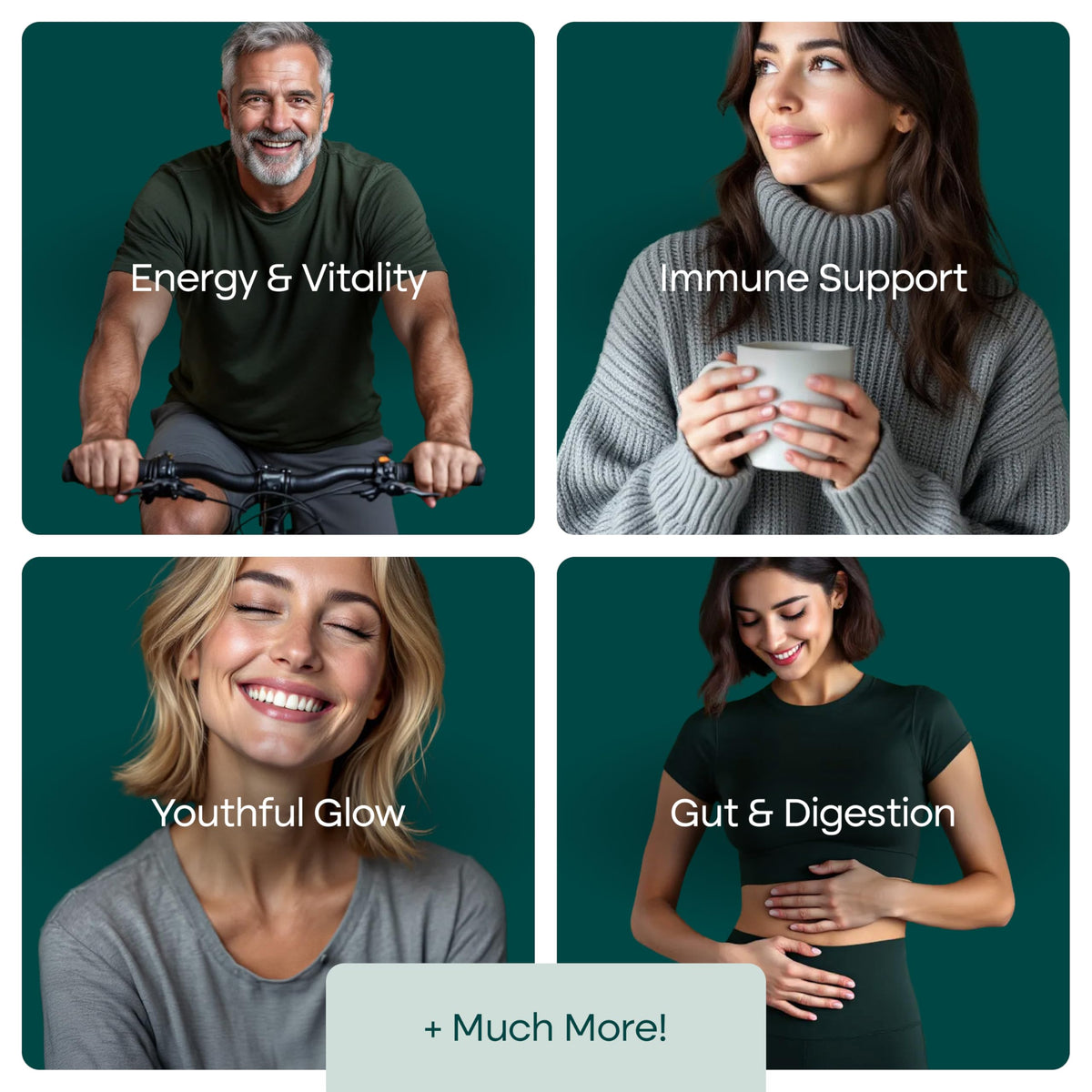 Wellness vitamins for natural energy boost and immune system support display