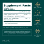 Etta Vita high absorption performance formula bottle showing clean vegan ingredients list