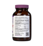 Bluebonnet Nutrition CholesteRice supplement bottle close up displaying the organic ingredients list and vegan certifications