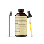 Hexane free natural castor oil for eyelash and eyebrow conditioning treatment