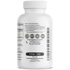 A single bottle of Bronson 1000 milligram herbal blend showcasing the clean amber packaging designed to protect potency.