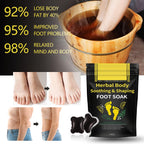 BEFIVECOK foot soak beads package showing 5 packs containing 25 pieces total