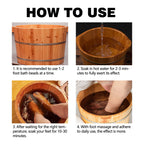 Instructions layout on how to use BEFIVECOK herbal cleansing beads for men and women