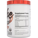 Bucked Up Organic Greens nutritional facts and ingredient label