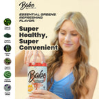 USDA organic certification seal on Bucked Up greens container