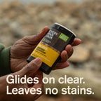 Underarm protection deodorant sticks by Every Man Jack displaying the recyclable packaging details.