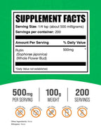 BulkSupplements Rutin powder texture and packaging details
