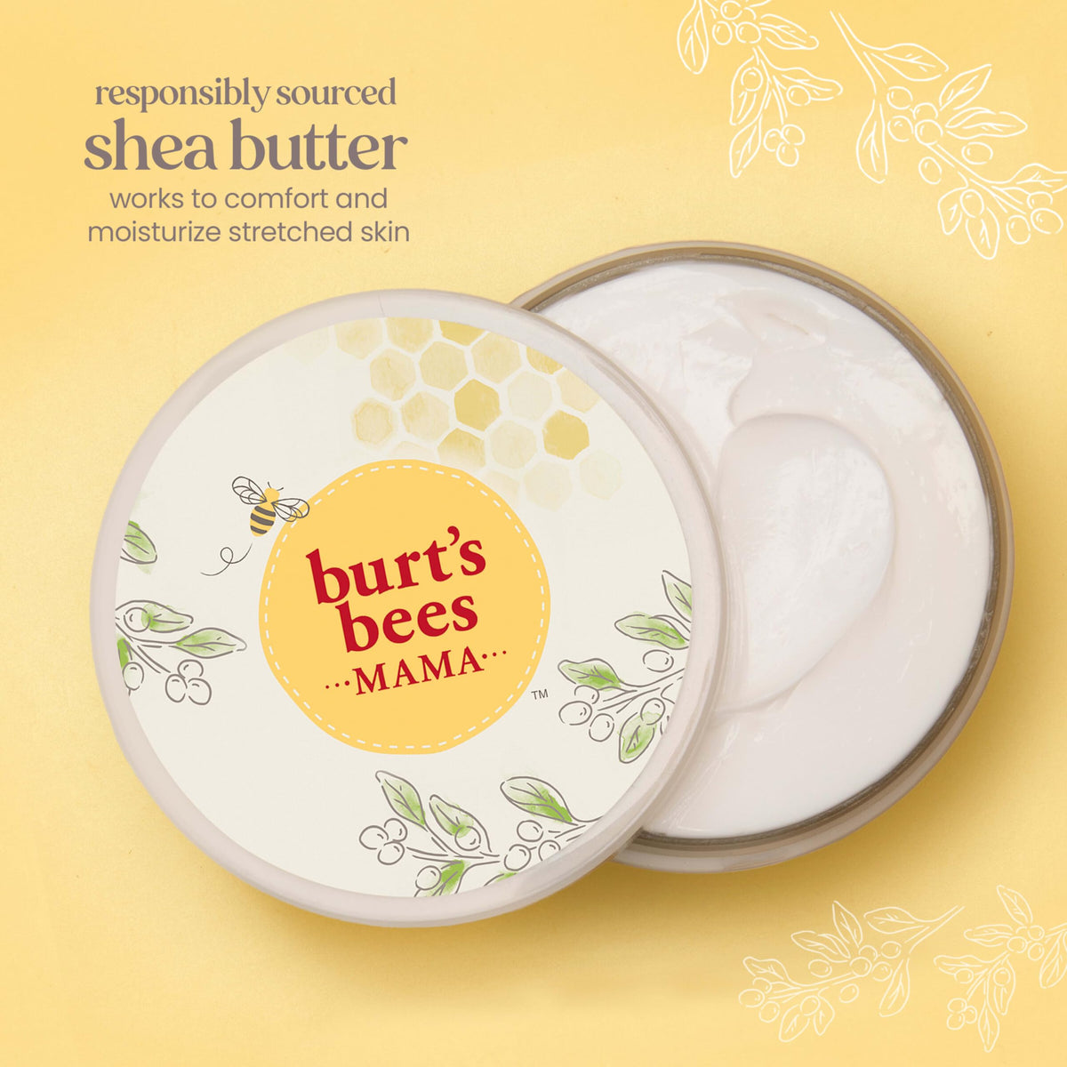 Burts Bees pregnancy tummy care lotion with shea butter