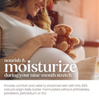 Natural pregnancy body butter for mothers to be side angle