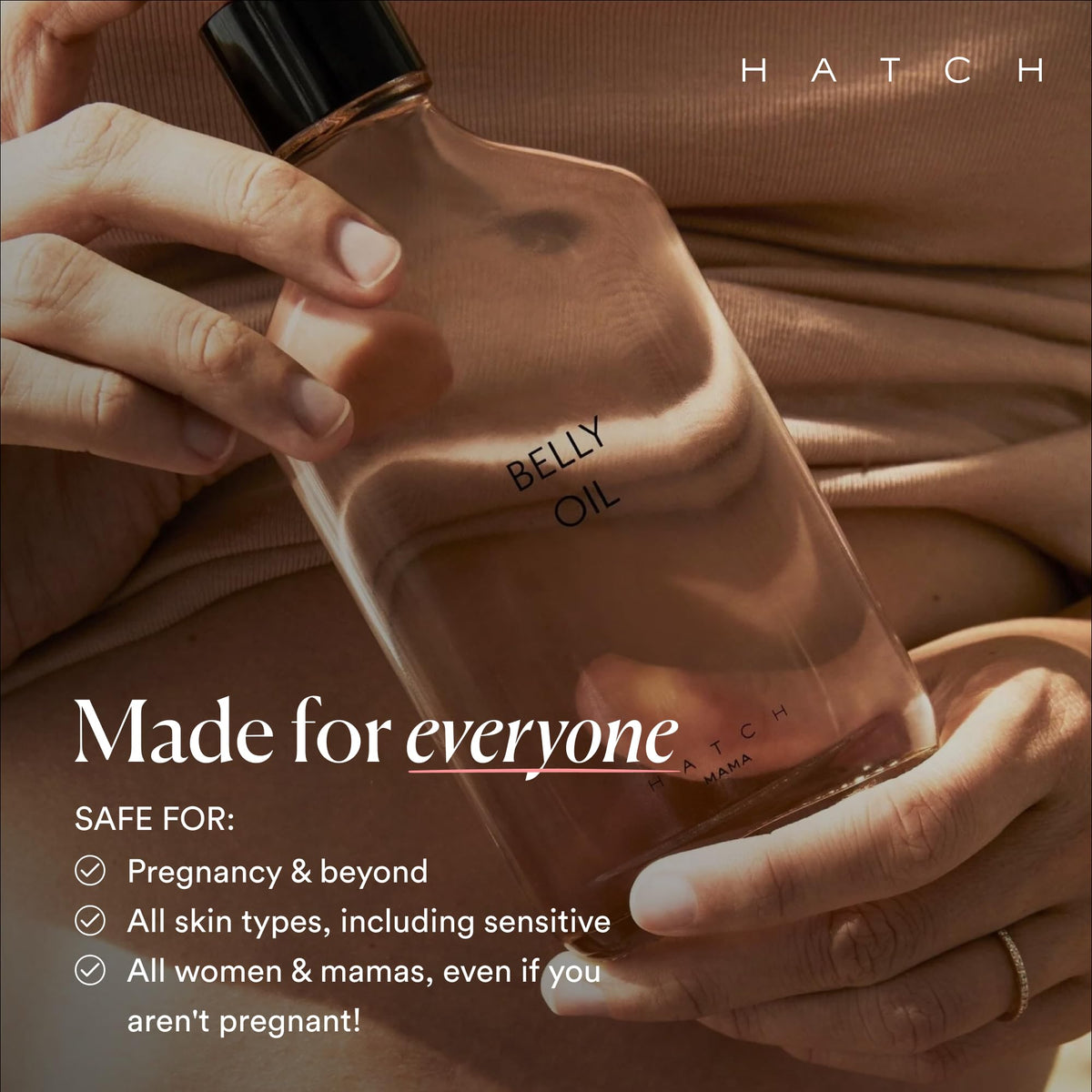 Luxury USA imported pregnancy skincare fluid ounce bottle.