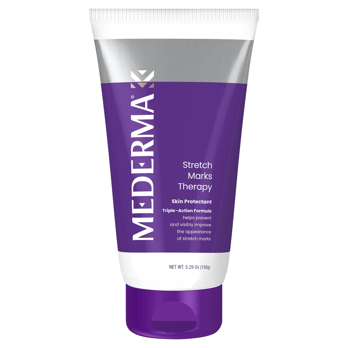 Mederma intensive pregnancy skin care tube showing botanical ingredients