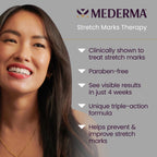 Mederma stretch mark therapy lotion package sizing for body care