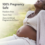 Hypoallergenic TriLASTIN maternity cream showing ingredient information and benefits