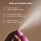 Frida Mom upside down pain relief spray packaging showing benzocaine and glycerin formula