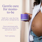 Lansinoh magnesium body cream container for easing maternity leg cramps