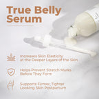 8 Sheep Organics True Belly Serum showing the dropper applicator and lightweight texture.