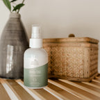 Authentic imported Earth Mama maternity oil packaging detail