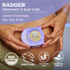 Badger maternity skin care balm for pregnant women packaging lid
