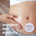 ATTITUDE maternity oil bottle showing EWG Verified and vegan certification logos