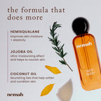 Nemah pregnancy belly oil with jojoba and coconut oil