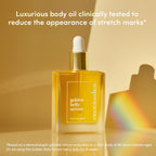 Evereden Golden Belly Serum packaging box and product bottle together on a clean surface