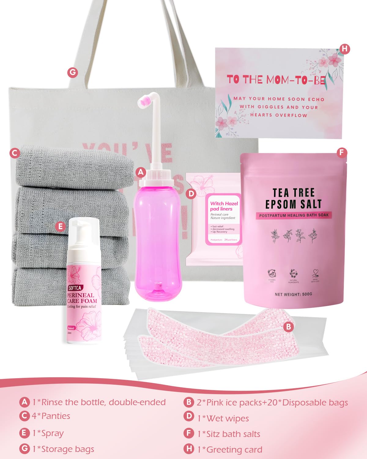 Softca upside down peri bottle five hundred milliliter for gentle postpartum cleansing.