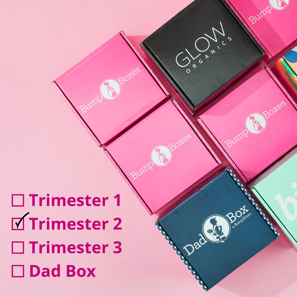 Back view of the pregnancy gift set highlighting the safe ingredients and premium product specifications.