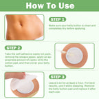 Waterproof anti overflow backing layer of the cotton navel patch
