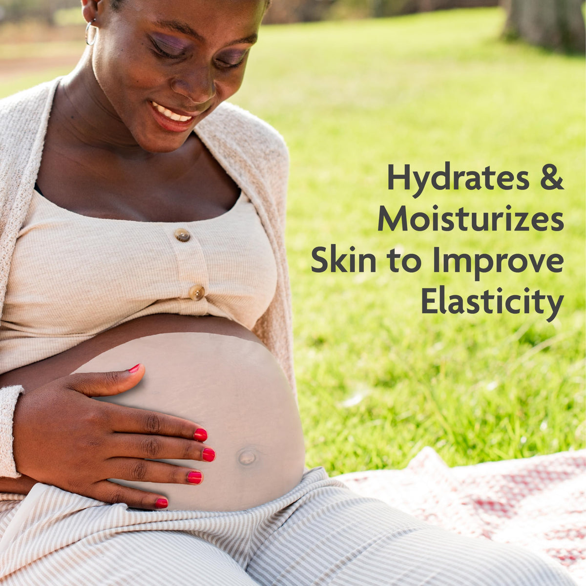 Authentic TriLASTIN imported belly masks for stretch mark prevention