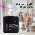 Glow Organics natural pregnancy moisturizer packaging lid view.