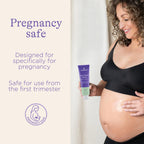 Fast absorbing non greasy prenatal anti itch lotion texture