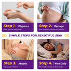 Four ounce jar of authentic USA imported pregnancy cream for skin elasticity.